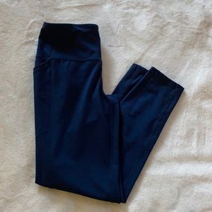 DSG Blue 7/8 leggings, size small